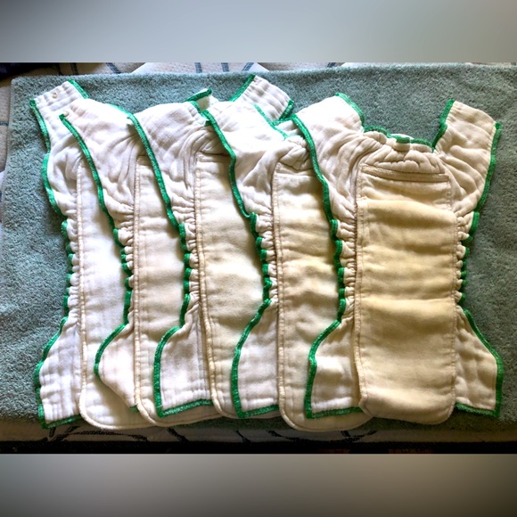 Green Mountain Diapers Other - Green Mountain Diapers Cloth-eez XL organic fitted diapers (5)